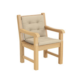 Rückenkissen Armlehnstuhl Summerfield / Hestercombe Dessin "Seesand"