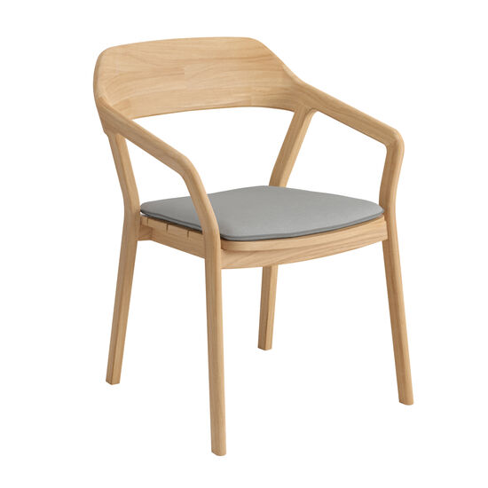 Auflage Luton Armlehnstuhl, Dessin "Stone" mit Keder