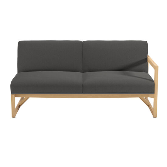Trey Lounge Sofa Armlehne links inkl. Auflagen Dessin "Anthrazit"
