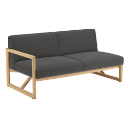 Trey Lounge Sofa Armlehne rechts inkl. Auflagen Dessin "Anthrazit"