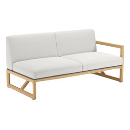 Trey Lounge Sofa Armlehne links inkl. Auflagen Dessin "Crystal"