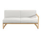 Trey Lounge Sofa Armlehne links inkl. Auflagen Dessin "Crystal"