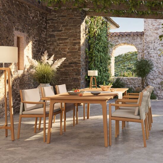 Preston Tisch 240 x 100 Tischplatte Teak