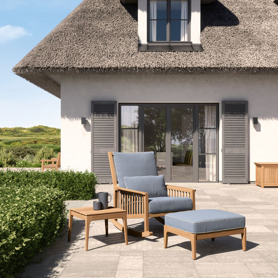 Newhaven Schaukelstuhl Set Indigo/Linum