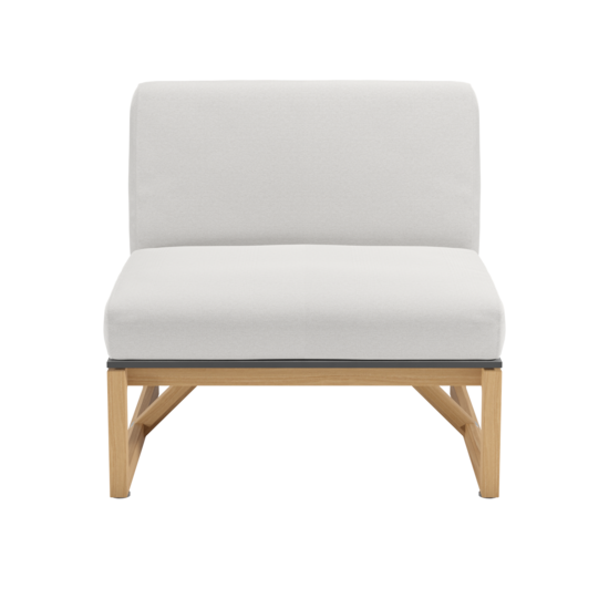 Trey Lounge Mittelelement inkl. Auflage Dessin "Crystal"