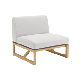 Trey Lounge Mittelelement inkl. Auflage Dessin "Crystal"