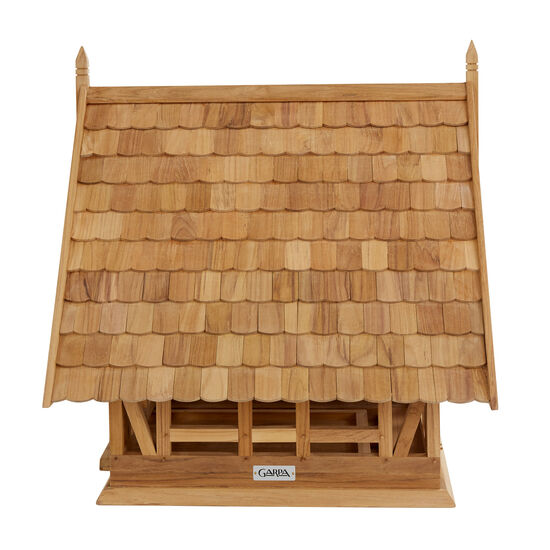 Vogelhaus Schindeln Teak & mehr Garpa