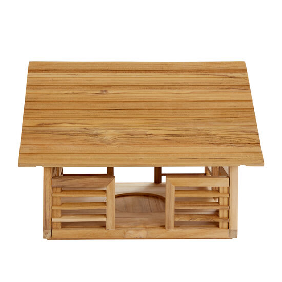 Vogelhaus klein Beetlösung Teak
