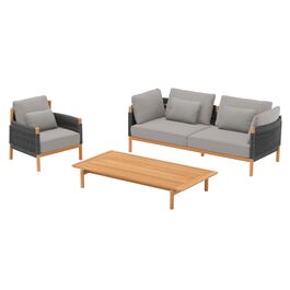 Cavo Set Lounge Sessel und Sofa Moon, Couchtisch 160 x 80