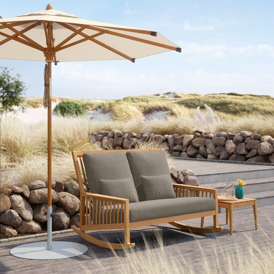 Newhaven Schaukelbank inkl. Auflagen Dessin "Stone/Keder Taupe"