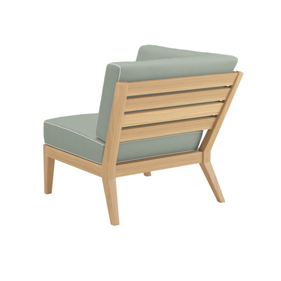 Valencia Lounge Eckelement inkl. Auflagen Dessin "Mineral/Keder Linum"