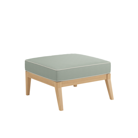 Valencia Lounge Element ohne Lehne inkl. Auflage Dessin "Mineral/Keder Linum"