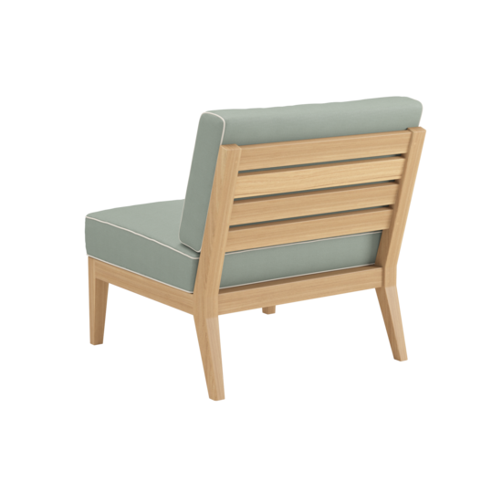 Valencia Lounge Element Mitte inkl. Auflage Dessin "Mineral/Keder Linum"