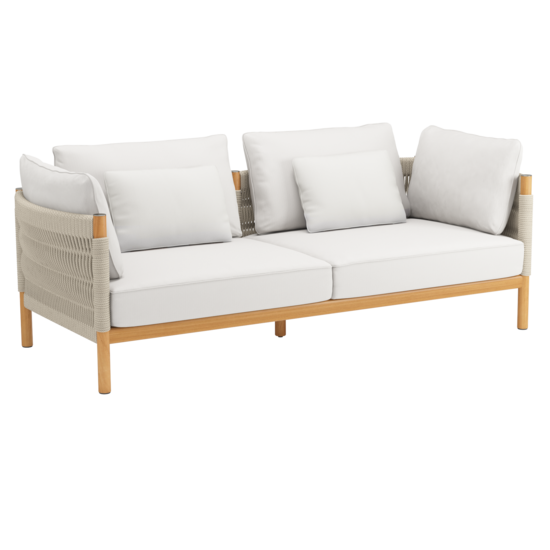 Cavo Lounge Sofa Beige inkl. Auflage Dessin "Travertin"