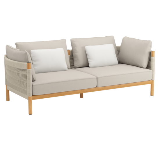 Cavo Lounge Sofa Beige inkl. Auflage Dessin "Nature"