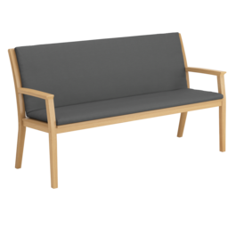 Auflage Brighton Bank, Dessin "Anthrazit"