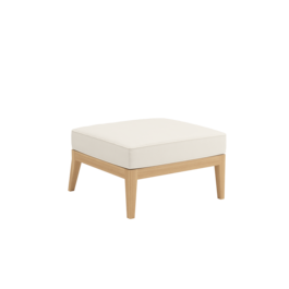 Valencia Lounge Element ohne Lehne inkl. Auflage Dessin "Linum/Keder Pearl"