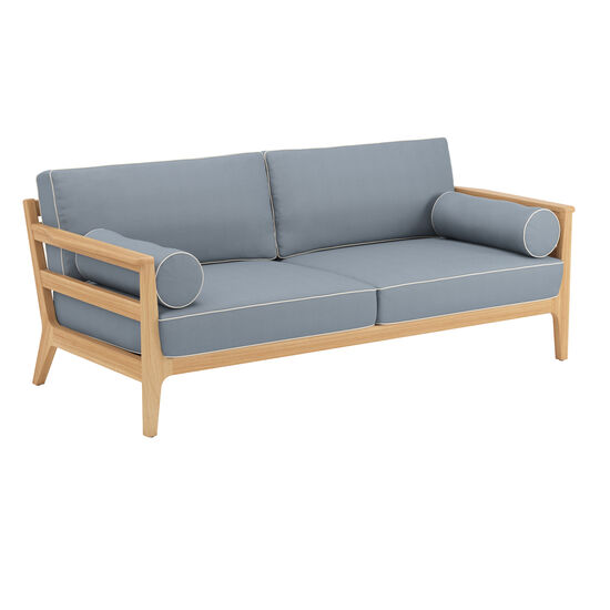 loungemoebel-garten-teakholz-teak-newhaven-sofa-armlehnen-polster-indigo-frontansicht