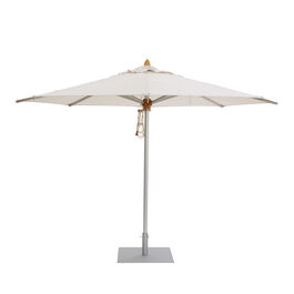 Calabria Sonnenschirm 3,50 m Set rund, Elfenbein