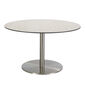Ronda Mittelfußtisch rund 120 Kunstharz Lärche Weiß