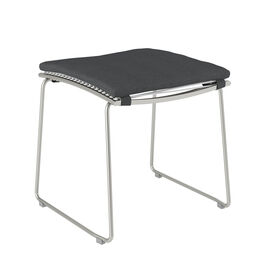 Auflage Pan Hocker für Stuhl Dessin "Anthrazit"