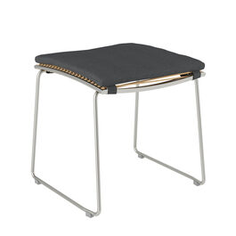 Auflage Pan Hocker für Stuhl Dessin "Anthrazit"