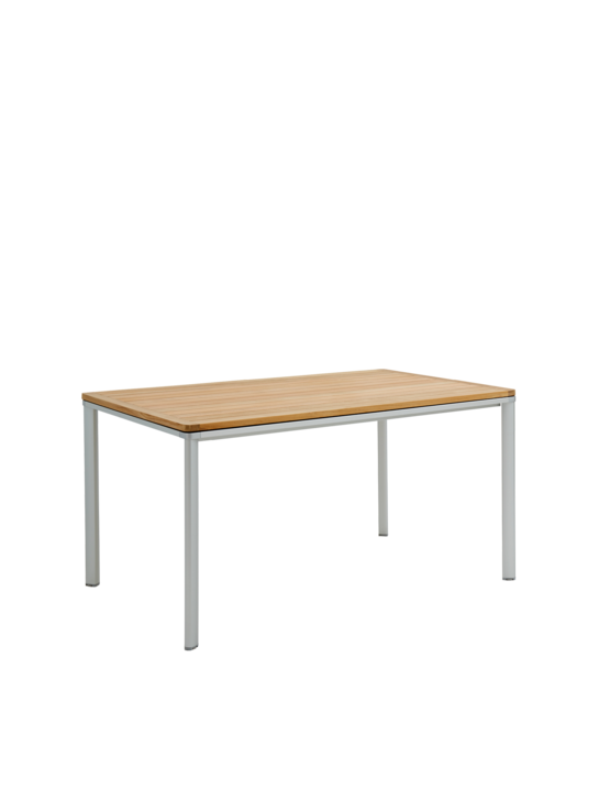 Portland Tisch Aluminium/Teak