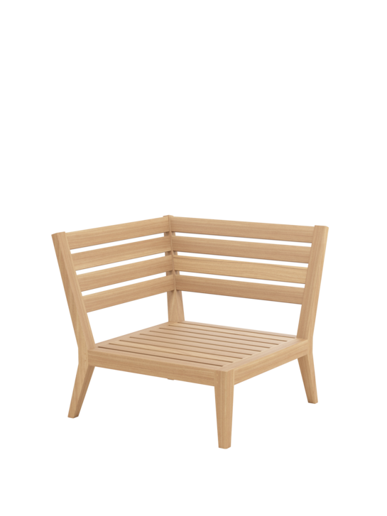 Valencia Lounge Eckelement inkl. Auflagen Stone/Keder Taupe