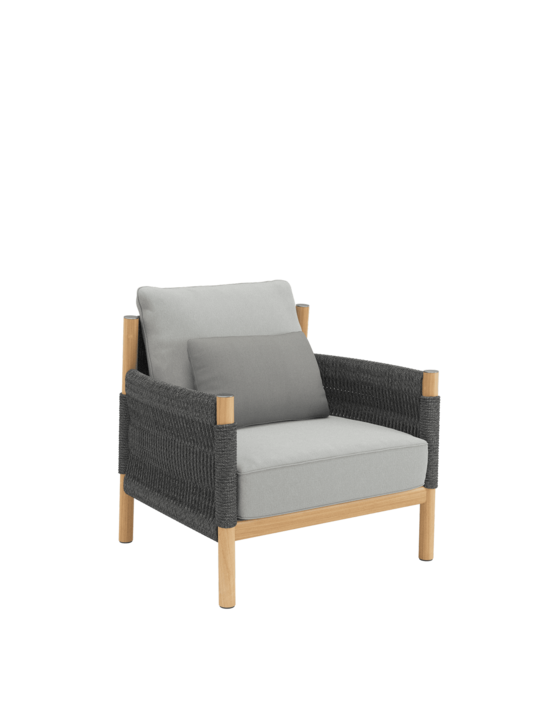 Cavo Lounge Sessel Anthrazit inkl. Auflagen Moon