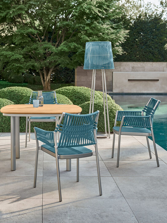 Temper Armlehnstuhl Petrol