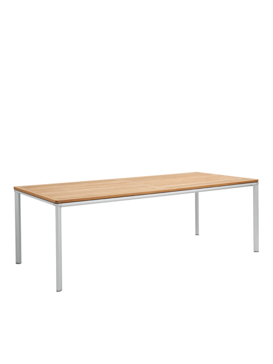 Portland Tisch Aluminium/Teak