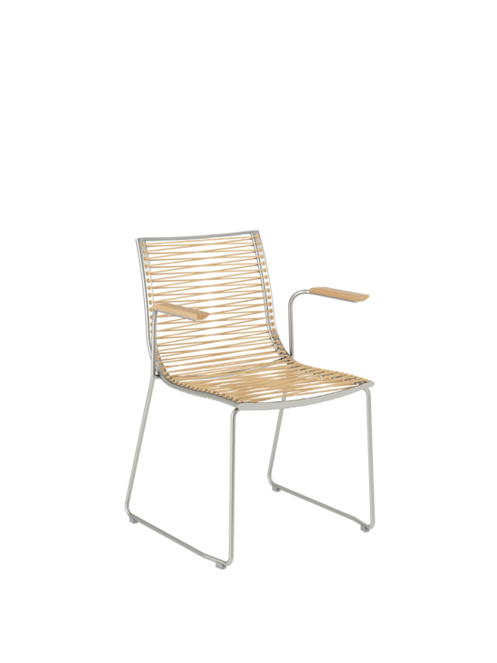 Pan Armlehnstuhl Braun