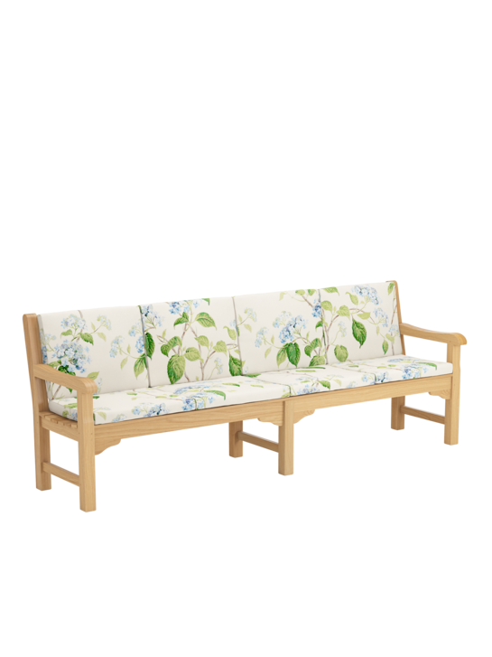 Rückenkissen Summerfield / Hestercombe Bank 240 Hortensia Blau, 4er-Set