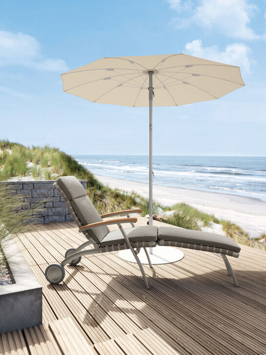 Toscana Sonnenschirm 220 cm rund mit Aluminiummast