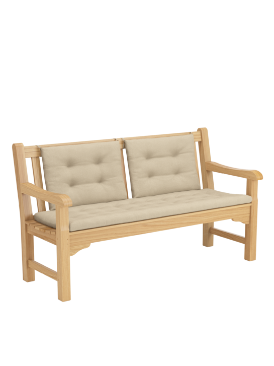 Rückenkissen Summerfield / Hestercombe Bank 150 Seesand, 2er-Set