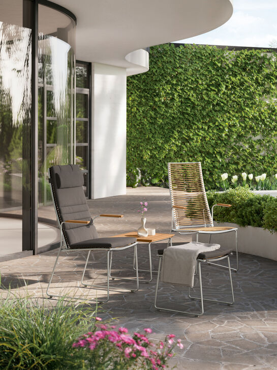 Pan Hocker für Stuhl Braun