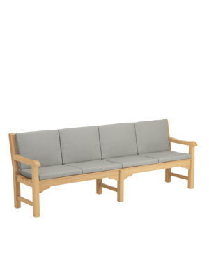 Rückenkissen Summerfield / Hestercombe Bank 240 Stone, 4er-Set