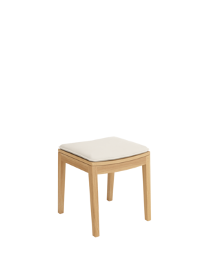 Sitzkissen Valencia Hocker Linum mit Keder