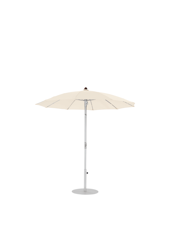 Toscana Sonnenschirm Ø 2,20 m Set rund, Elfenbein