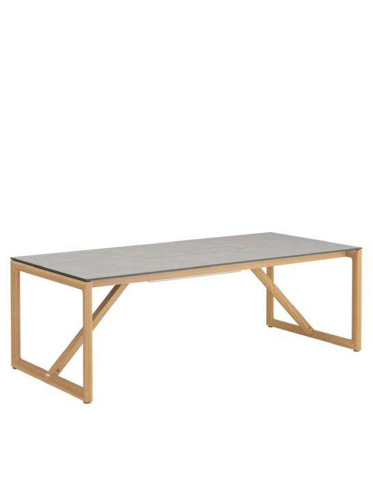 Trey Tisch Teak/Kunstharz Shade