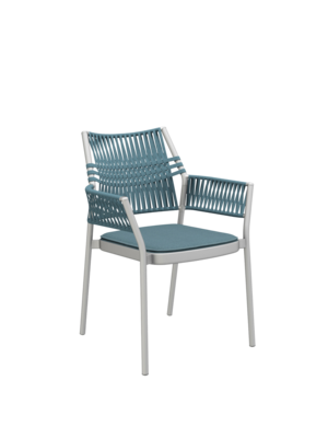 Auflage Temper Armlehnstuhl Petrol