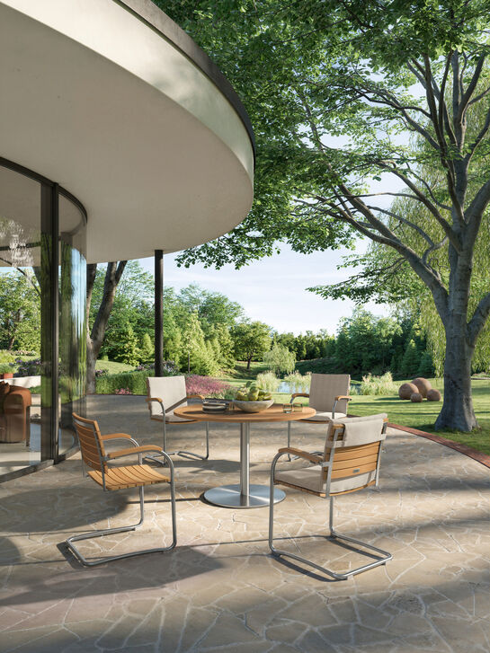 Bolero Freischwinger Teak