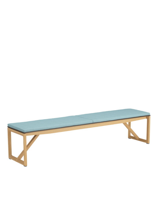 Sitzauflage Trey Bank 210 lehnenlos Allegro Bleu