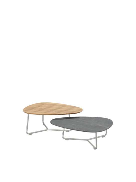 Amari Lounge Tischset Teak/Keramik
