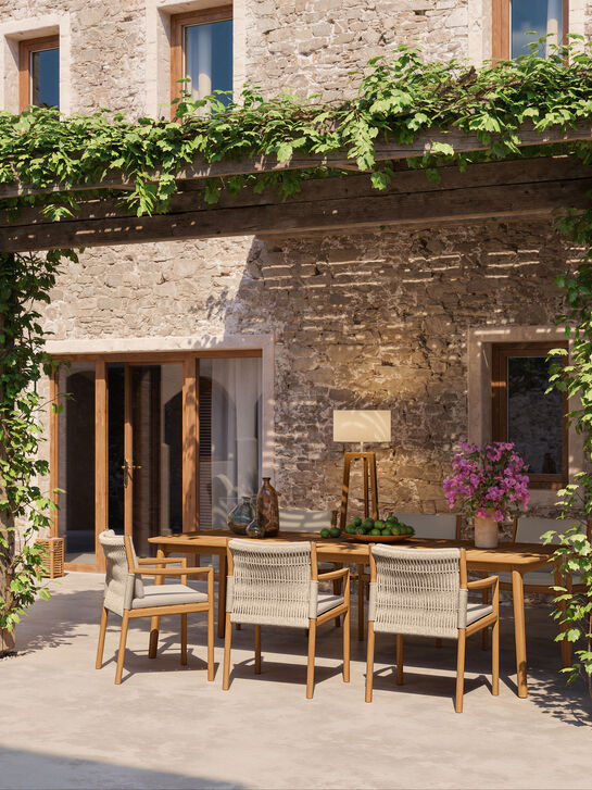 Cavo Armlehnstuhl Beige