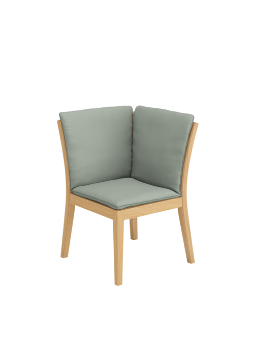 Auflage Valencia Bank Eckelement Mineral/Keder Taupe