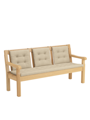 Rückenkissen Summerfield / Hestercombe Bank 180 Seesand, 3er-Set