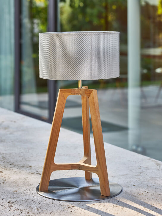 Gleam Edelstahlteller für Tischleuchte