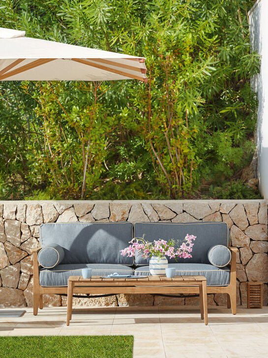 Newhaven Sofa inkl. Auflagen Indigo/Keder Linum