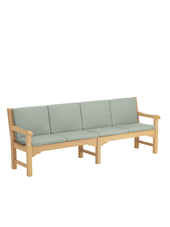 Rückenkissen Summerfield / Hestercombe Bank 240 Mineral, 4er-Set